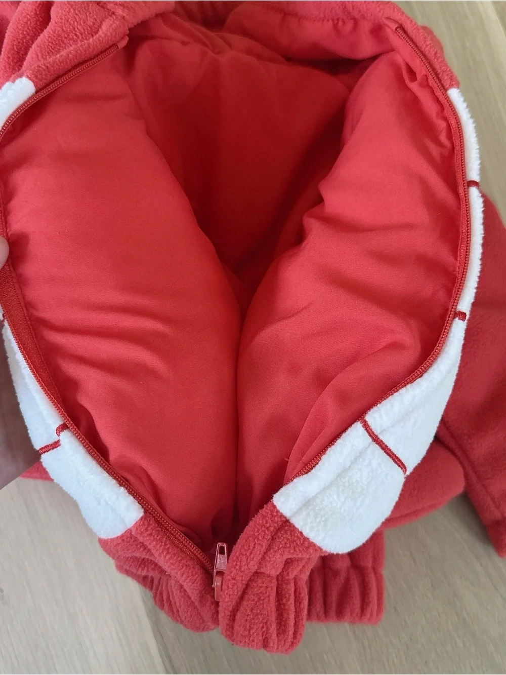 Kids Plush Crab Puffer Jacket Halloween Costume